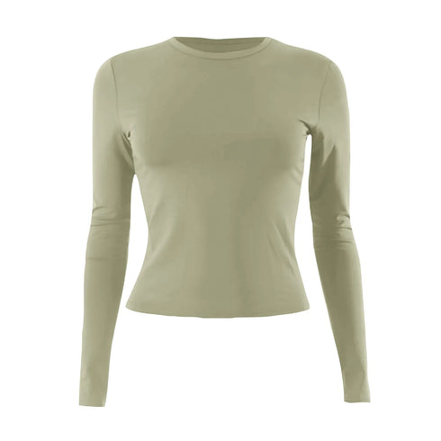 Slim Fit Long Sleeve T-Shirt for Women