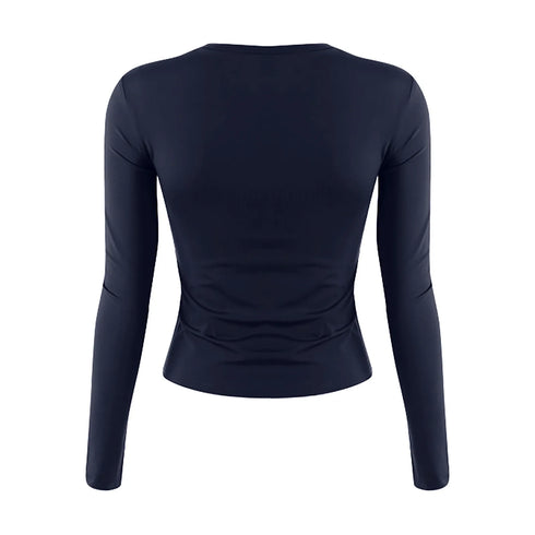 Slim Fit Long Sleeve T-Shirt for Women