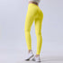 Naked Feeling Yoga Leggings High Waisted Hip Lifting Fitness Ankle Length Breathable Sports Pants for Running and Cycling