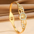 Women's Luxury Designer Bangle Stainless Steel Tree of Life Cuff Bracelet for Women