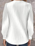 Plus Size Long Sleeve Button-Up Shirt with Skew Collar