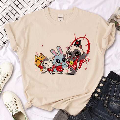 Funny Comic-Inspired Women's Summer T-Shirt