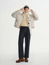 DUSHU Plus Size Women's Double-Layered Fleece Lined Jeans
