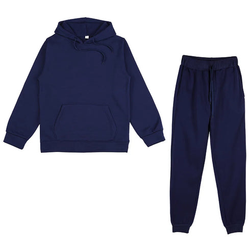 Women's Fleece Hooded Tracksuit Set