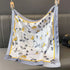 Luxury Silk Square Scarf for Women - 70cm