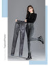 High-Waisted Fleece-Lined Slim Jeans for Women