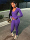 Sporty Casual 2 Piece Tracksuit Set for Women