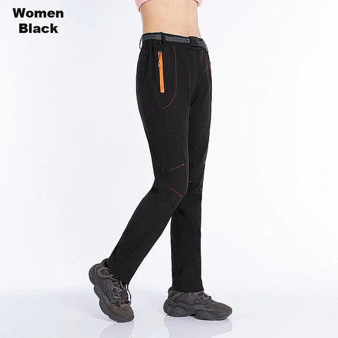 Women's Thick Fleece Winter Hiking Pants