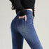High Waist Thermal Denim Jeans for Women