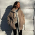 Women's Loose Fit Cashmere-Style Jacket