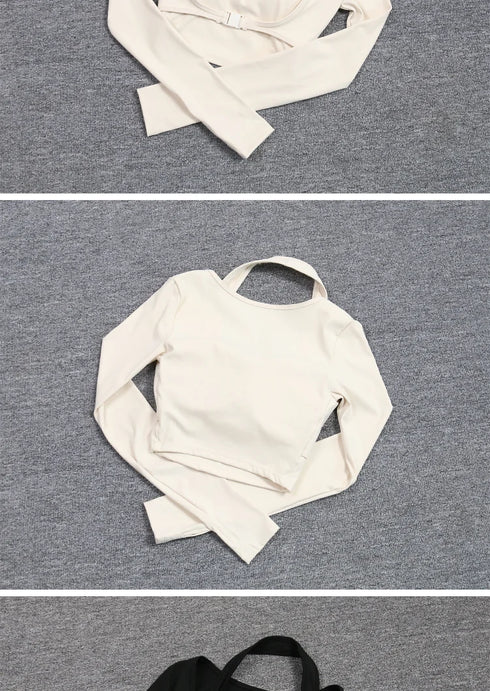 Slimming Full Sleeve Yoga Top for Women