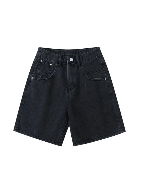 High Waist Denim Shorts for Women