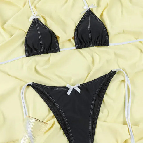 Mini Bowknot Bikini Set for Women