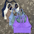 High Support Cross Straps Sports Bra for Women