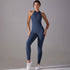 Hollow Backless Yoga Jumpsuit for Women