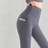 Solid Seamless Leggings with Pocket for Women