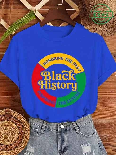 Black History Honouring The Past T-Shirt