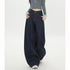 Girls High Waist Loose Fit Wide Leg Jeans