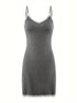 Women's Lace Trim Sleeveless Nightgown