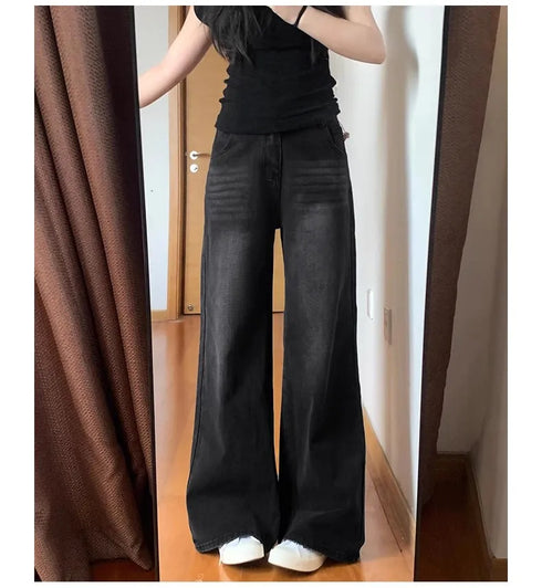 Women's Thick Fleece Straight Jeans - Casual Comfort