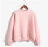 Women's Velvet Turtleneck Long Sleeve Sweatshirt
