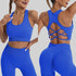 Seamless High Waist Leggings and Sports Bra Set