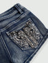 Vintage Y2K Punk Distressed Denim Shorts