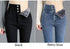 High-Waisted Fleece-Lined Slim Jeans for Women