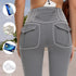 Women's High Waisted Flared Yoga Pants with Pockets