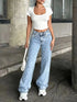 Women's High Waisted Baggy Denim Jeans