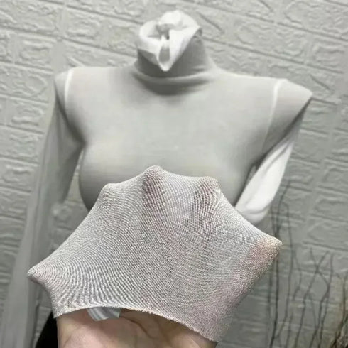 Chic Women's Long Sleeve Sheer T-Shirt