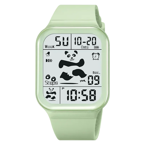 SKMEI Panda Pattern LED Digital Watch for Women