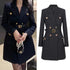 Double Breasted Blazer Dress with Belt