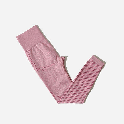 WAREBALL Women's Yoga Set - Long Sleeve Crop Top & Leggings