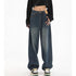 High Waist Baggy Denim Jeans for Women