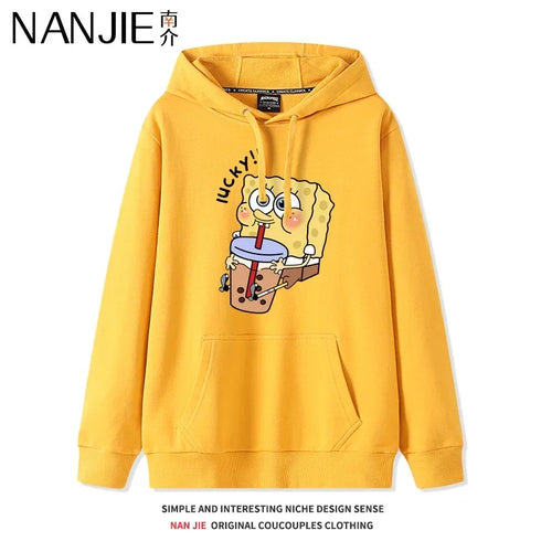 Anime Cartoon Print Hoodies for Women