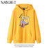 Anime Cartoon Print Hoodies for Women