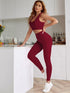 Women's Seamless Yoga Set with High Waist Leggings