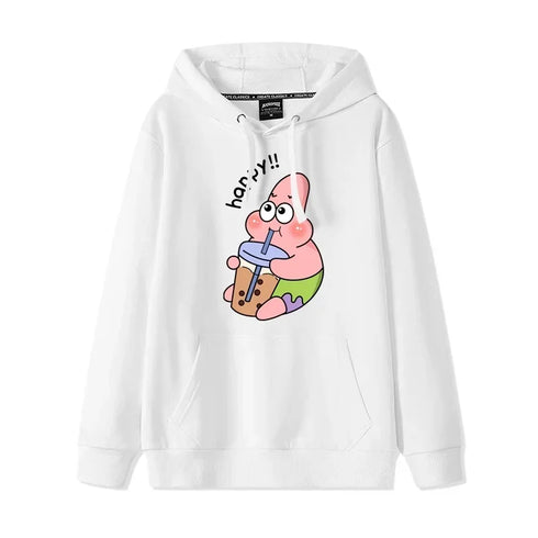 Anime Cartoon Print Hoodies for Women