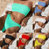 Textured High Cut Bikini Set for Women