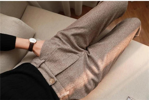 High Waisted Plus Size Pencil Pants for Women