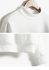 Women's Velvet Turtleneck Long Sleeve Sweatshirt