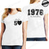 Women's Vintage 1976 O Neck Short Sleeve T-Shirt
