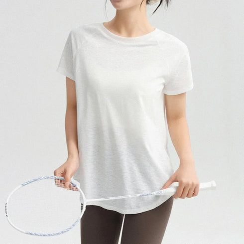 PHIGEER Open Back Long Sleeve Yoga Top for Women