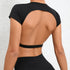 Hearuisavy Breathable Workout Crop Top for Women