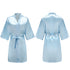 Women's Satin Short Robes for Bridesmaids and Parties