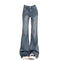 Ladies High Waist Flare Jeans - Vintage Inspired
