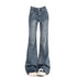 Ladies High Waist Flare Jeans - Vintage Inspired