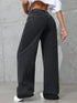 Plus Size Wide Leg Denim Jeans for Women