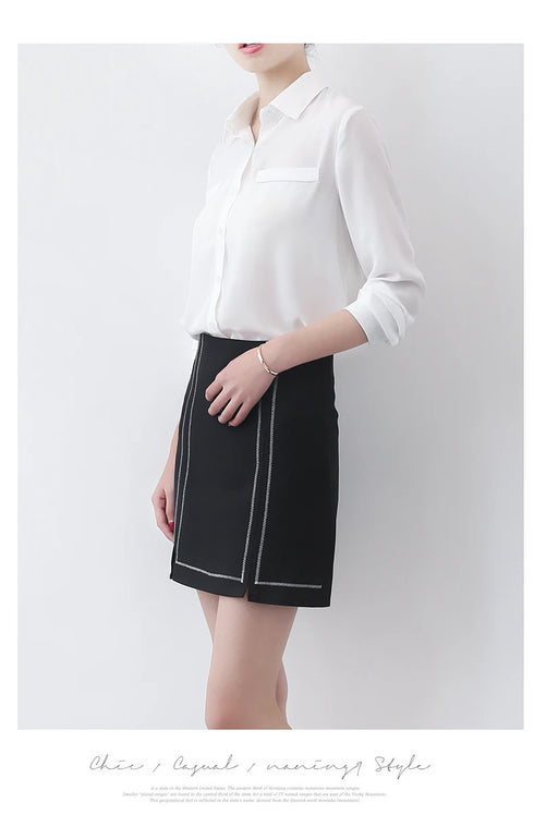 Simple Solid Color Loose Women's Chiffon Shirt Tops 2023 New Long Sleeve Casual Elegance Woman Blouses Lady Office Shirt Clothes